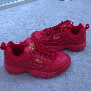 fila disruptor ii red